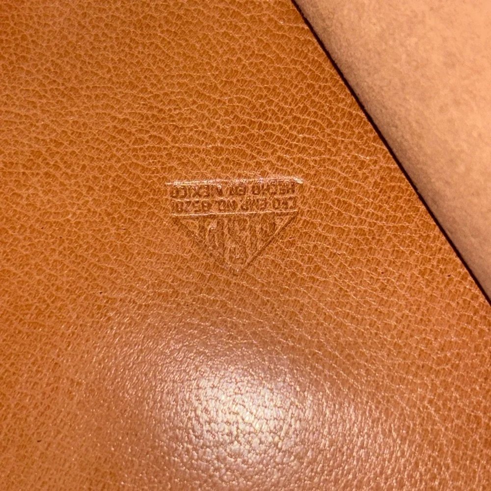 Vintage New Mexican Unisex Bi-Fold WALLET Hand Tooled Genuine Leather Aztec Art - Picture 5 of 11